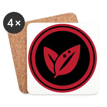 Leaf Ecology - Coasters (set of 4) - white - Front