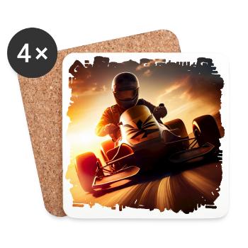 There are also championships in go-kart races - Coasters (set of 4) - white - Front