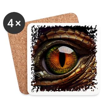 Iris photography is fascinating - Coasters (set of 4) - white - Front