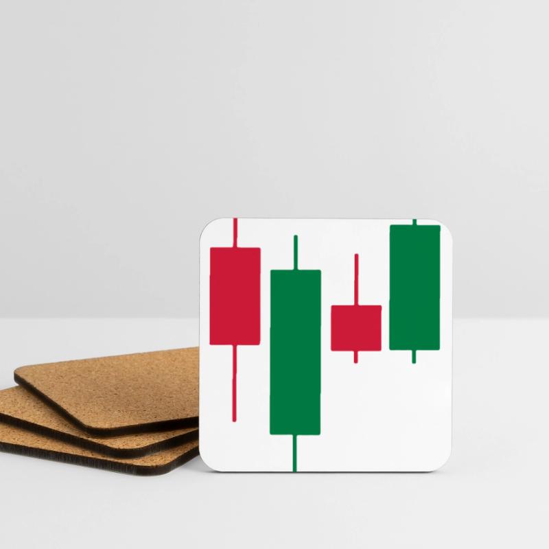 candlesticks Coasters (set of 4)