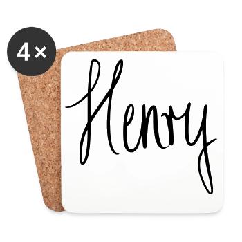 Henry - Untersetzer (4er-Set) - Weiß - Vorne