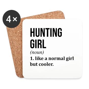 Hunting - Coasters (set of 4) - white - Front