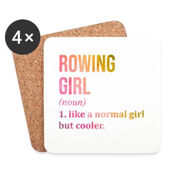 Rowing - Coasters (set of 4) - white - Front