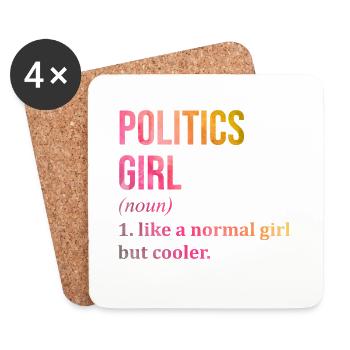 Political - Coasters (set of 4) - white - Front