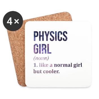 Physics - Coasters (set of 4) - white - Front