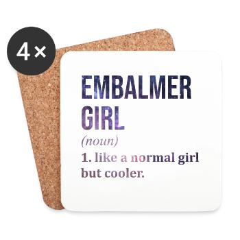 Embalmer Embalmer Embalmer - Coasters (set of 4) - white - Front