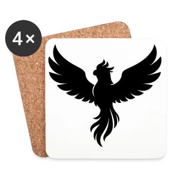 Phoenix - Untersetzer (4er-Set) - Weiß - Vorne