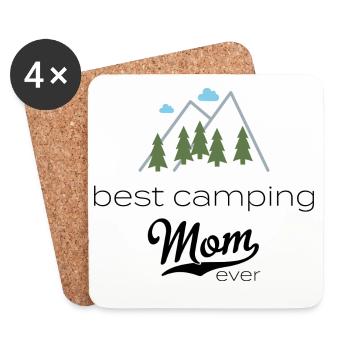 camper - Coasters (set of 4) - white - Front