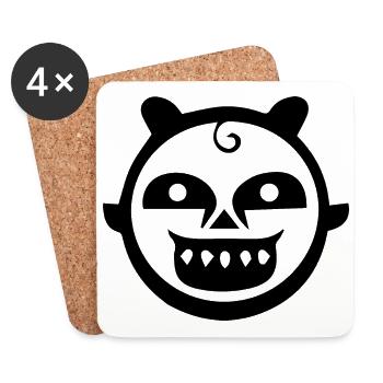 Halloween Baby Outfit - Coasters (set of 4) - white - Front