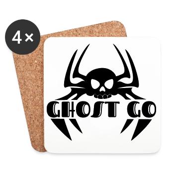 Ghost Go Gruselige Saison - Untersetzer (4er-Set) - Weiß - Vorne