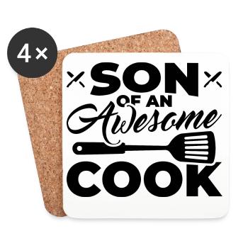 Son Koch - Coasters (set of 4) - white - Front