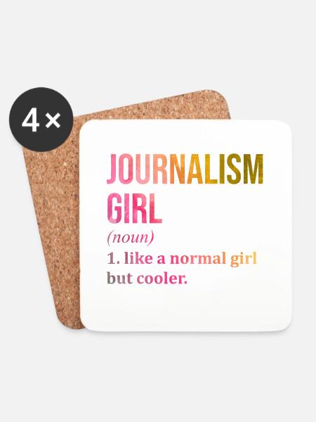 Journalist Journalist Journalist - Untersetzer (4er-Set) - Weiß