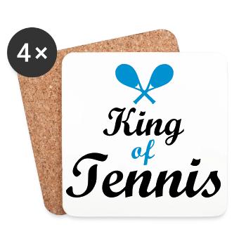 Tennis - Untersetzer (4er-Set) - Weiß - Vorne