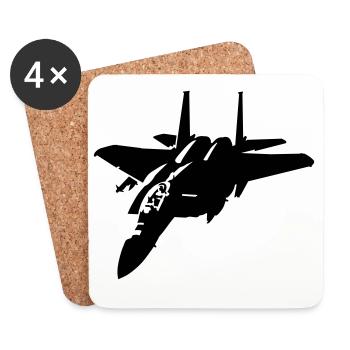 F-15 - Untersetzer (4er-Set) - Weiß - Vorne