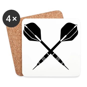 darts - Coasters (set of 4) - white - Front