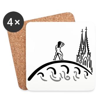 Regensburg Bruckmadl Kids - Untersetzer (4er-Set) - Weiß - Vorne