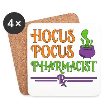 Pharmacist Halloween - Untersetzer (4er-Set) - Weiß - Vorne