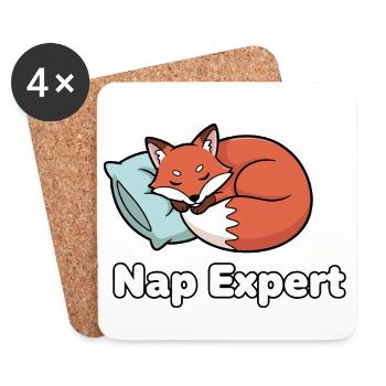 Nap-Experte Fuchs - Untersetzer (4er-Set) - Weiß - Vorne