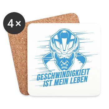 Vélo de route Vélo Vélo Sport Vélo VTT - Dessous de verre (lot de 4) - blanc - Devant