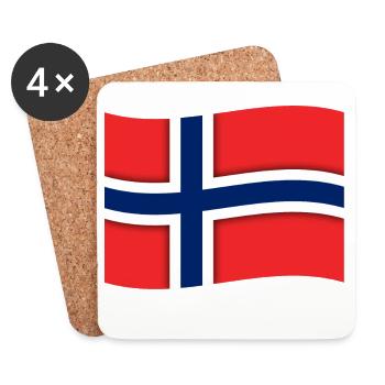 Norway - Design - Coasters (set of 4) - white - Front