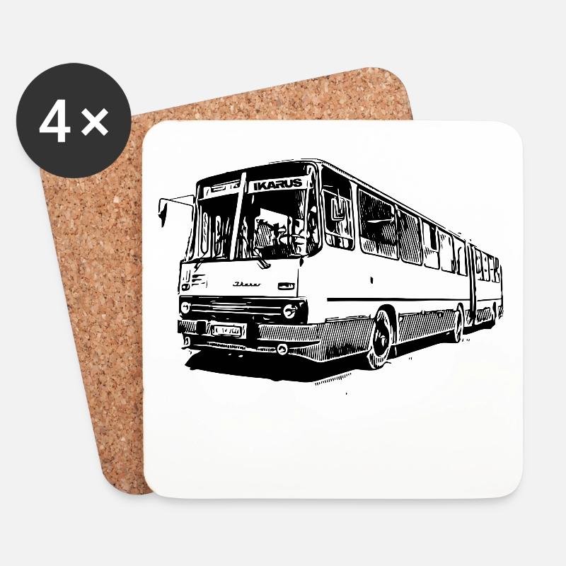 IKARUS 280 - Untersetzer (4er-Set) - Weiß