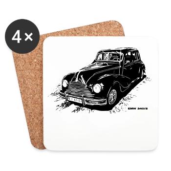 EMW 340-2 - Coasters (set of 4) - white - Front