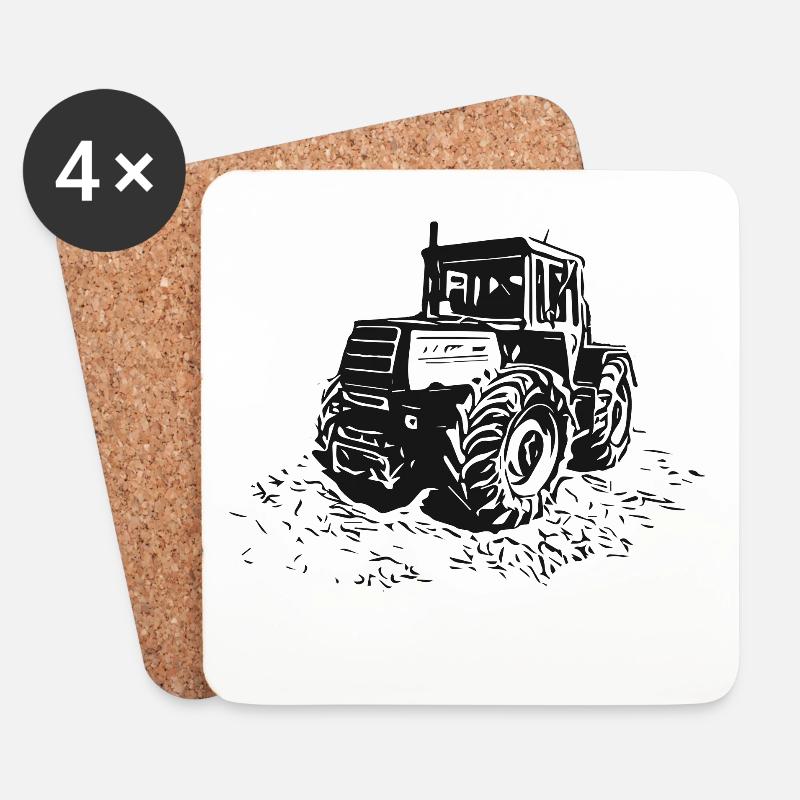 MB trac - Untersetzer (4er-Set) - Weiß