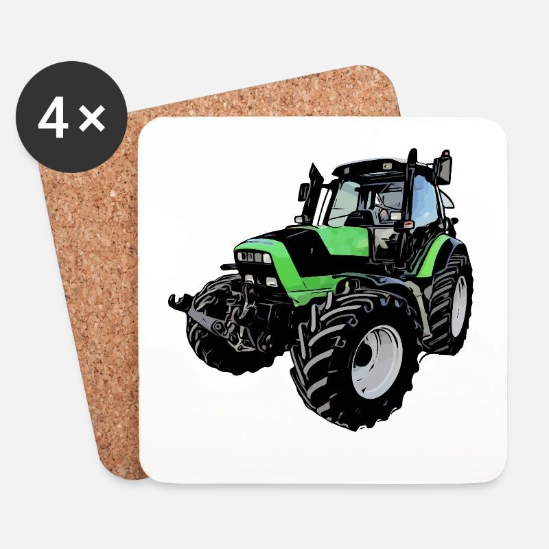 Agrotron M600 - Untersetzer (4er-Set) - Weiß