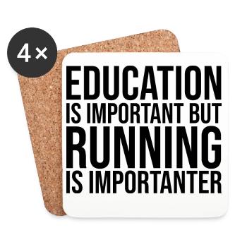 Running - Coasters (set of 4) - white - Front