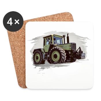 MB-trac 1300 with weights - Coasters (set of 4) - white - Front