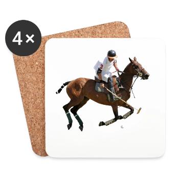 Polo - Coasters (set of 4) - white - Front