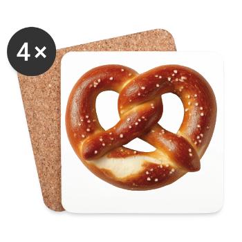 Pretzel - Coasters (set of 4) - white - Front