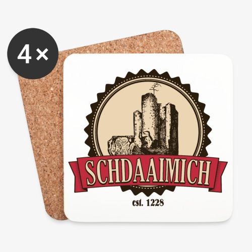 Schdaaimich - Untersetzer (4er-Set)