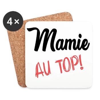 GRANNY - Coasters (set of 4) - white - Front