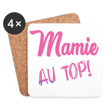 GRANNY - Coasters (set of 4) - white - Front