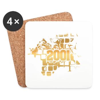 2001 - Coasters (set of 4) - white - Front