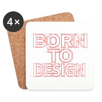 ARCHITECT GIFT IDEA - Untersetzer (4er-Set) - Weiß - Vorne