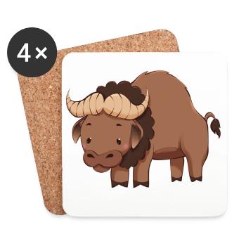 Buffalo - Coasters (set of 4) - white - Front