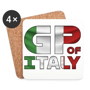 italy_gp - Untersetzer (4er-Set) - Weiß - Vorne