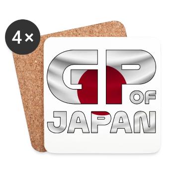japan_gp - Coasters (set of 4) - white - Front
