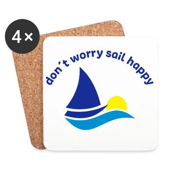 sailor - Coasters (set of 4) - white - Front