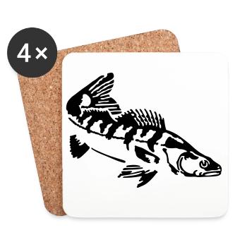 zander - Coasters (set of 4) - white - Front