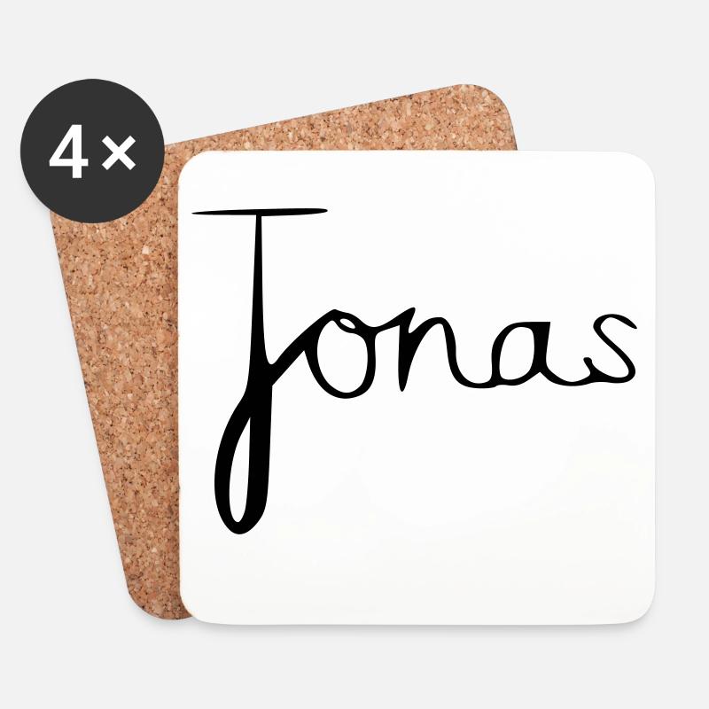 Jonas - Untersetzer (4er-Set) - Weiß