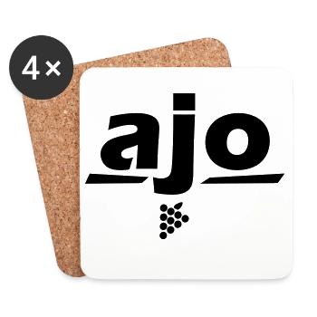 ajo alla - Untersetzer (4er-Set) - Weiß - Vorne