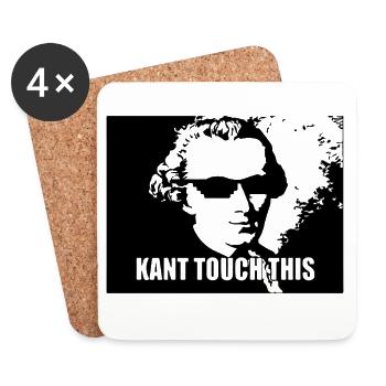 Kant touch this - Untersetzer (4er-Set) - Weiß - Vorne