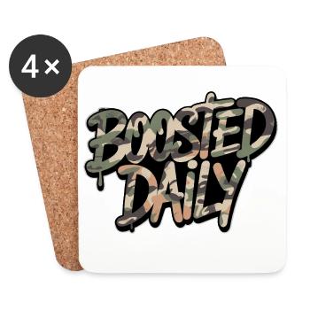 Boosted Daily Auto Tuning Design Camouflage Tuner - Coasters (set of 4) - white - Front
