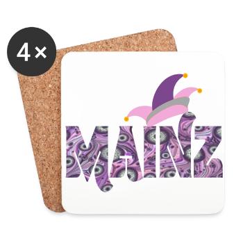 Mainz Carnival E 6 - Dessous de verre (lot de 4) - blanc - Devant