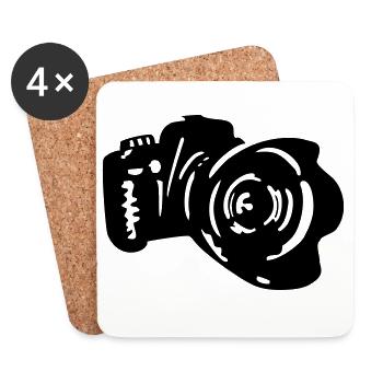 Kamera dslr Fotografie - Untersetzer (4er-Set) - Weiß - Vorne