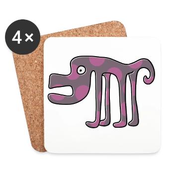 75 1canutus - Coasters (set of 4) - white - Front