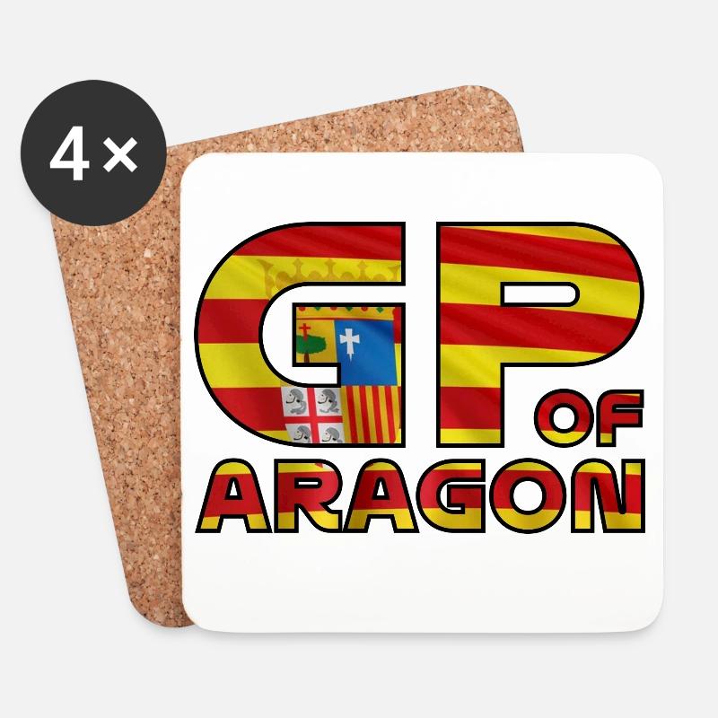 aragon_gp - Dessous de verre (lot de 4) - blanc